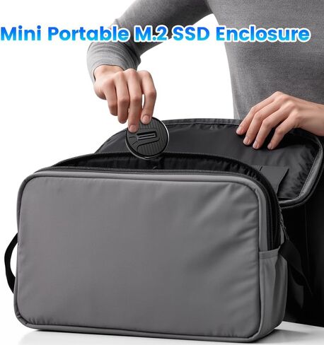 محطة إرساء M.2 NVMe & SATA SSD، قارئ بطاقات محول قارئ SSD بسرعة 10 جيجابت في الثانية، التوصيل والتشغيل، يدعم محركات أقراص M/B+M Key SSD (2230-22110)، حاوية محرك أقراص صلبة بروتوكو مزدوجة لأجهزة الكمبيوتر المحمول/الكمبيوتر الشخصي in Kuwait
