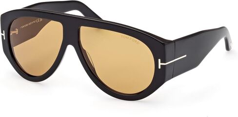 Tom Ford BRONSON FT 1044 Shiny Black/Brown 60/12/140 men Sunglasses in Saudi Arabia