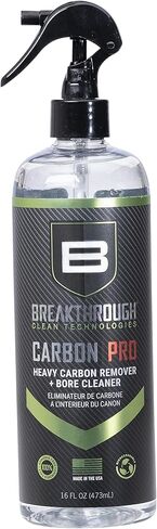 Breakthrough Clean Technologies Clean Heavy Carbon Remover - Gun Barrel and Bore Cleaner - All Purpose Degreaser - Perfect for Handguns and Rifles - 16oz Bottle, Clear in Kuwait
