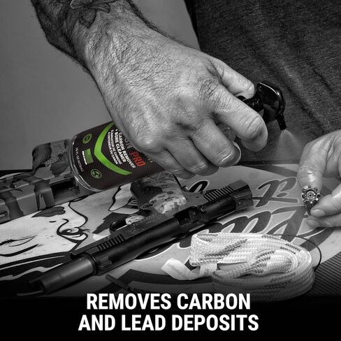 Breakthrough Clean Technologies Clean Heavy Carbon Remover - Gun Barrel and Bore Cleaner - All Purpose Degreaser - Perfect for Handguns and Rifles - 16oz Bottle, Clear in Kuwait