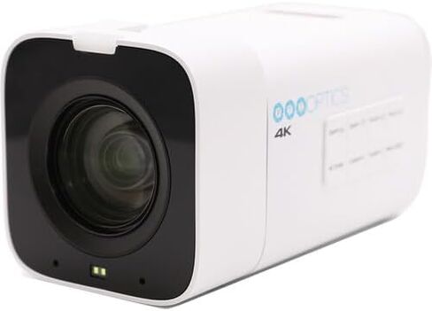 كاميرا PTZOptics Studio 4K (أبيض) | كاميرا بث زووم بصري 20x للكنائس والمؤتمرات والفعاليات (PT20X-STUDIO-4K-WH-G) + حامل ثلاثي القوائم + كابل HDMI + طقم تنظيف + كابل USB in Kuwait
