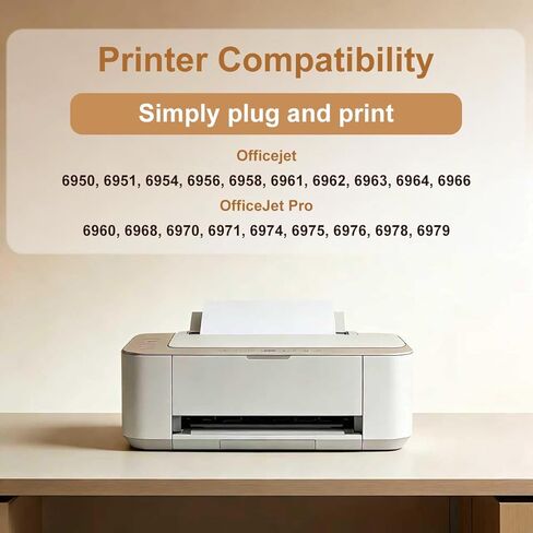 مجموعة خراطيش حبر 902XL بديلة لخراطيش حبر HP 902، متوافقة مع طابعة HP OfficeJet Pro 6968 6978 6950 6958 6979 6962، 902 أسود و902 لون، تم تحديثها مع V19.8.1 (4 عبوات) in Kuwait