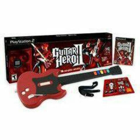 Guitar Hero II: حزمة أدوات التحكم في الألعاب والجيتار (متجددة) in Kuwait