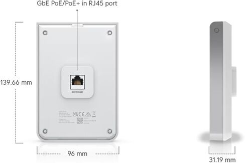 نقطة الوصول Ubiquiti U6-IW 2.4+5 جيجا هرتز PoE in Kuwait