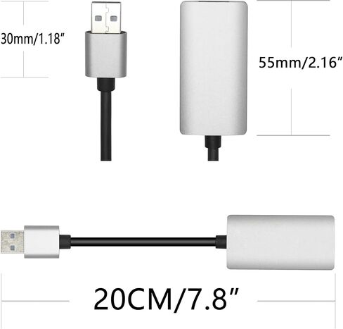 محول USB 3.0 إلى إيثرنت، 10/100/1000 ميجابت في الثانية جيجابت USB 3.0 إلى محول شبكة إيثرنت LAN، لأجهزة MacBook، Chromebook، Surface، الكمبيوتر المحمول، سطح المكتب، الكمبيوتر الشخصي in Kuwait