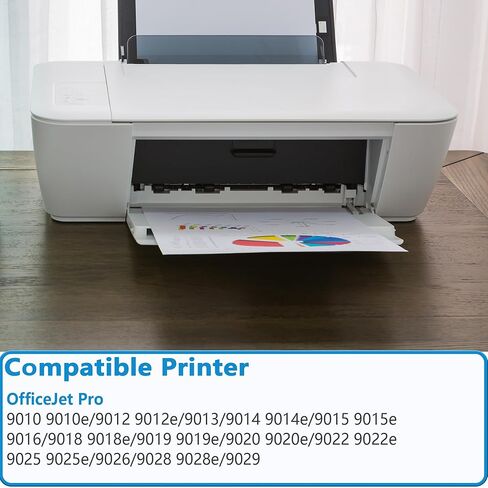 962XL Black Ink Cartridges Combo Pack Replacement for HP 962 XL Fit for 9015e 9010 9015 9025e 9020 9018e 9018 Printers and 9025 9012e 9010e 9012 9020e 9019 Series Printer V24.2.1 Chip (2 Pack Black) in Kuwait
