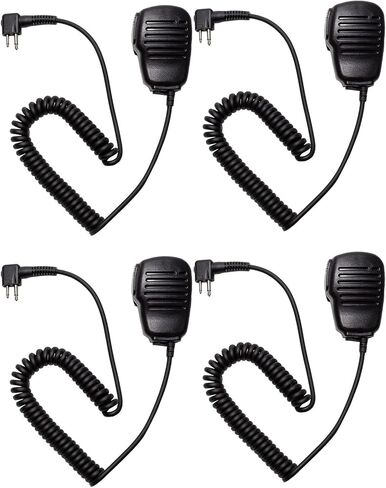 ميكروفون مكبر صوت محمول متوافق مع Motorola CP200 CP200D CP185 CLS1410 CLS1110 BPR40 DTR410 PR400 RMU2040 جهاز اتصال لاسلكي ثنائي الاتجاه 4 عبوات in Kuwait