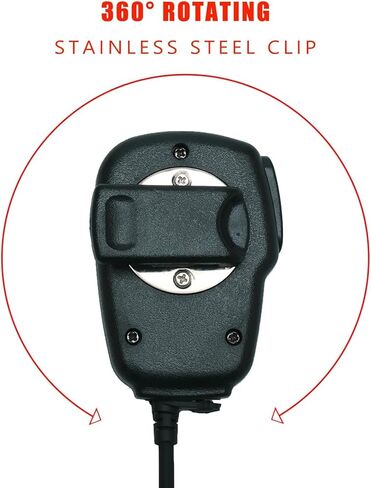 ميكروفون مكبر صوت محمول متوافق مع Motorola CP200 CP200D CP185 CLS1410 CLS1110 BPR40 DTR410 PR400 RMU2040 جهاز اتصال لاسلكي ثنائي الاتجاه 4 عبوات in Kuwait