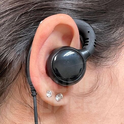 سماعة أذن دوارة للراديو باتجاهين من PROMAXPOWER PTT لهاتف Motorola CP150 CP200 CP450LS RMU2080D CLS1110 CLS1410 (5 عبوات) in Kuwait