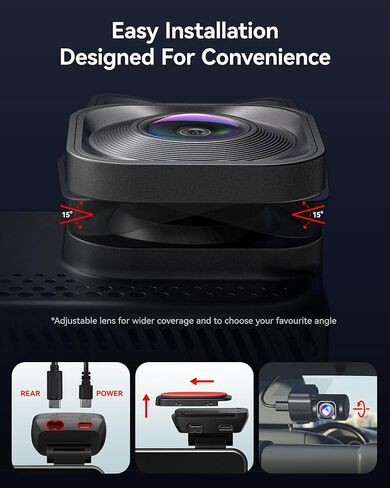 مجموعة أسلاك صلبة متعددة الحجم من REDTIGER VC70 & Acc، مستشعر STARVIS 2 IMX678 x Noctura™، وضوح فائق الوضوح الليلي المزدوج، 5.8 جيجا هرتز WiFi 6، تنزيل سريع 30 ميجابايت/ثانية، كاميرا داش مع شاشة انتظار 24 ساعة in Kuwait
