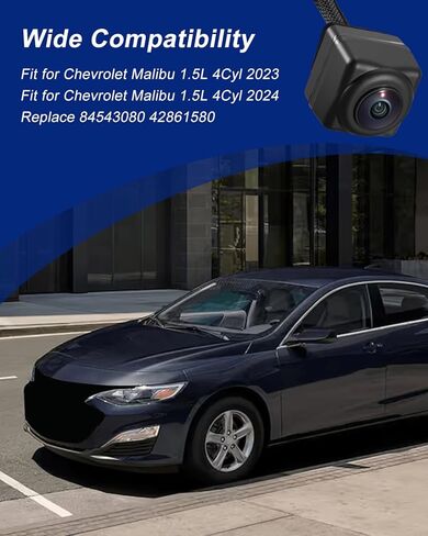 كاميرا احتياطية للرؤية الخلفية للسيارة مناسبة لسيارة شيفروليه تشيفي ماليبو 1.5L 4Cyl 2023 2024 استبدال 84543080 42861580، نظام مراقبة تثبيت مساعد ركن السيارة العكسي in Kuwait
