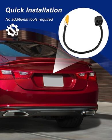 كاميرا احتياطية للرؤية الخلفية للسيارة مناسبة لسيارة شيفروليه تشيفي ماليبو 1.5L 4Cyl 2023 2024 استبدال 84543080 42861580، نظام مراقبة تثبيت مساعد ركن السيارة العكسي in Kuwait