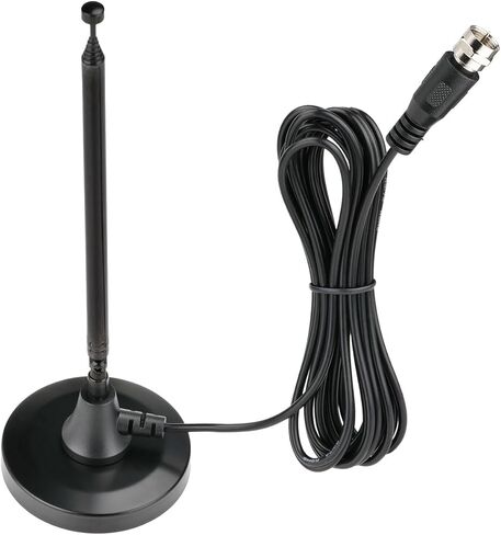 Superbat FM Radio Antenna Strong Magnetic Base Mount FM Antenna for Yamaha Pioneer Onkyo Marantz Sherwood Indoor FM Radio AV Audio Video Bluetooth Home Theater Receiver Tuner in Kuwait