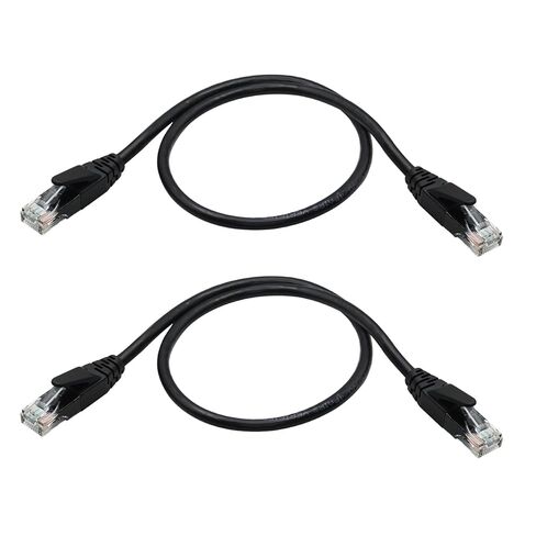 2Pcs Cat 6 Ethernet Cable 1.5FT RJ45 Male to Male Lnternet Network LAN Cable Patch Cord,Compatible Cat 5e,Cat 5 for PC, Laptop,Router,Smart TV, Network Switch etc. in Saudi Arabia
