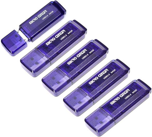 محرك أقراص فلاش INLAND SuperSpeed ​​5 Pack 64GB USB 3.0 + 5 Pack 32GB Class 10 SDHC Flash Memory Card in Kuwait