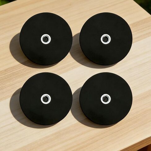 4 Pack 1/4"-20 Female Stainless Steel Thread Hole and Screw, Magnetic Assembly Base for Light Strips and Additional Mirrors The Outdoor Area for PTZ, Camera in Saudi Arabia