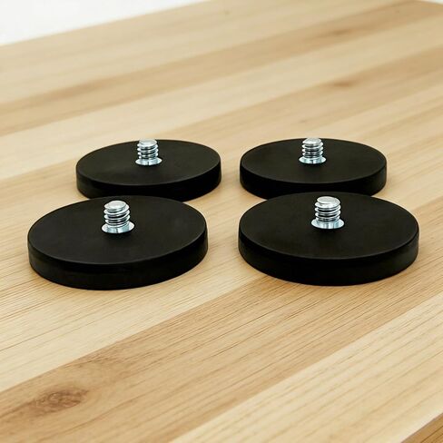 4 Pack 1/4"-20 Female Stainless Steel Thread Hole and Screw, Magnetic Assembly Base for Light Strips and Additional Mirrors The Outdoor Area for PTZ, Camera in Saudi Arabia