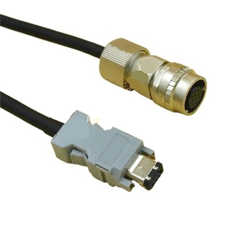 Encoder Cable for Servo Motor Standard Type JZSP-CVP01-03-E Angle Type JZSP-CVP11-03-E(3meter,JZSP-CVP11-03-E Green) in Kuwait