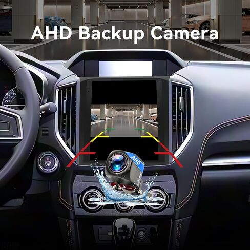 Android 14 Car Radio Compatible with Subaru XV/Crosstrek 2018–2021,4G+64G,9.7" Touch Screen Car Stereo with Wireless Carplay&Android Auto,FM/GPS/SWC/Mirror Link/Backup Camera in Kuwait