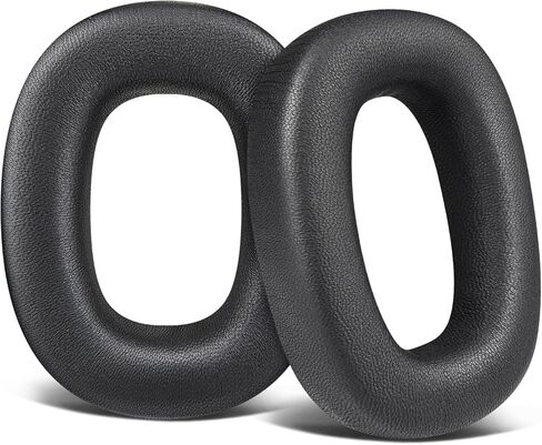 SOULWIT Lambskin Ear Pads Cushions Replacement for Bowers & Wilkins PX8/PX7 S2/PX7 S2e Over-Ear Headphones (Do Not Fit PX7), Earpads with High-Density Noise Isolation Foam - Black in Kuwait