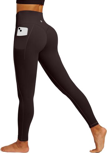 IUGA Womens Hidden Scrunch Butt Lifting Leggings Compression Gym Leggings with Pockets Booty Workout Yoga Pants Tummy Control in Saudi Arabia