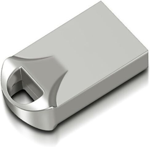 محرك فلاش USB سعة 128 جيجابايت مع محول من النوع C وحبل، محرك قلم USB 2.0 عالي السرعة، عصا ذاكرة تخزين صغيرة للهاتف/الوسادة/الكمبيوتر الشخصي/الكمبيوتر المحمول - (فضي 128 جيجابايت) in Kuwait