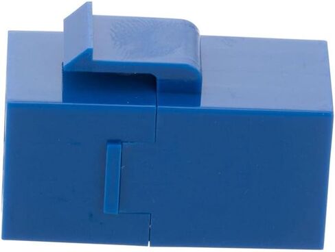 NavePoint CAT6 UTP Inline Keystone Coupler, RJ45 Female to RJ45 Female, Snap-in, 25 Pack, Blue in Kuwait