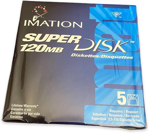 Imation SuperDisk 120MB Windows/DOS/IBM formatted (5-Pack) in Kuwait