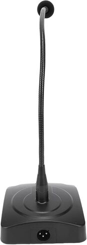 Desktop Gooseneck Microphone, Noise Reduction Malleable Gooseneck Wired Condenser Microphone, Ideal for Meetings, Video Conferences & Studio in Kuwait