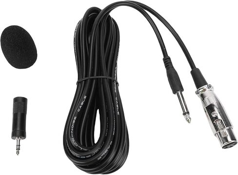 Desktop Gooseneck Microphone, Noise Reduction Malleable Gooseneck Wired Condenser Microphone, Ideal for Meetings, Video Conferences & Studio in Kuwait