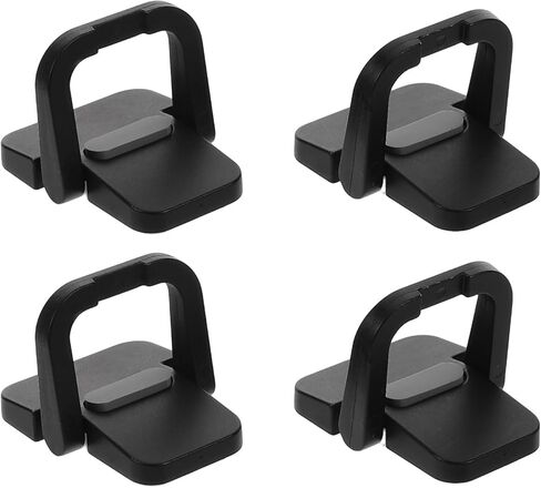 Didiseaon Portable Mini Laptop Stand Invisible Computer Cooling Rack Adjustable Height Desk Riser with 4 Abs Feet Pads for Travel and Home Office Use, Black in Kuwait