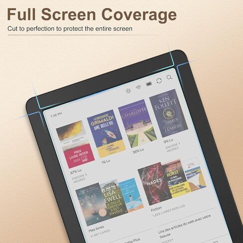 Matte Screen Protector for Kobo Clara Colour 6" 2024/Kobo Clara BW 6" 2024/Kobo Clara 2E 6" 2022 - Premium Anti-Glare & Fingerprint Resistant PET Film, 3-Pack in Kuwait