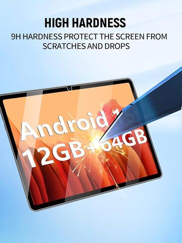 Screen Protector for ECOPAD THTH-K12C Tablet 10.1 Inch, HD Clear Tempered Glass Film for Android 15 Tablet, 9H Hardness, High-Sensitive, 2-Pack in Kuwait