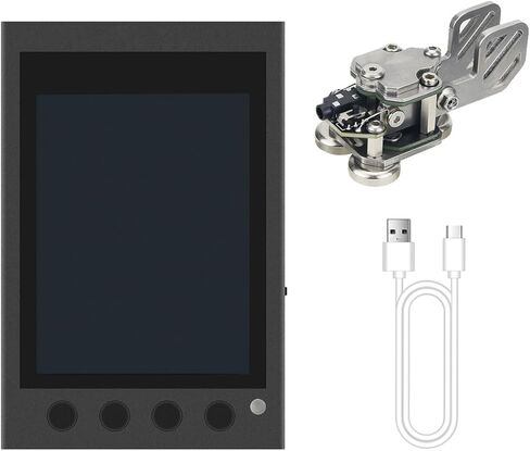 HAMCUBE Mini CW Trainer Morse Code Trainer with Stainless Steel Double Paddle Key for Telegraph Practice in Kuwait
