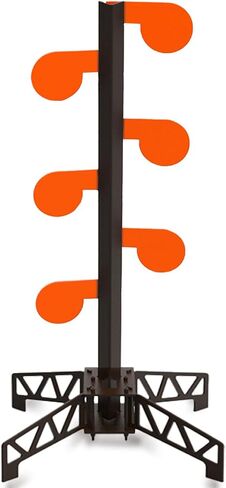 6" x 3/8" Dueling Tree System - AR500 Auto Reset Targets & 3-in-1 Target Stand Base, for All Shooters, Outdoor & Range Training in Kuwait