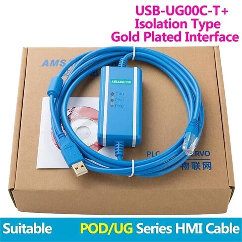 USB-UG00C-T كابل برمجة مناسب لشاشة اللمس من سلسلة POD UG لتنزيل HMI (نوع العزل) in Kuwait