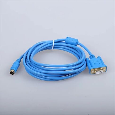 OP320-FX لـ MD204L OP320 OP320-A TG TH شاشة تعمل باللمس HMI Connect FX Series PLC كابل برمجة MD204-FX (لون أبيض، 3 متر) in Kuwait