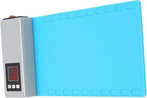 LICAEVEY شاشة LCD فاصل لوحة التدفئة لإزالة الشاشة بكفاءة 10-120 درجة مئوية حصيرة تسخين درجة الحرارة قابلة للتعديل لإصلاح الهاتف اللوحي، مدمجة ومحمولة (قابس الولايات المتحدة) in Kuwait