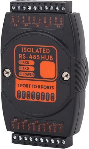 1 in 8 Out 485 Hub Industrial Grade 8 Channel RS485 Repeater with 2500Vrms Isolation 600W Guard for 485 Bus Network in Kuwait