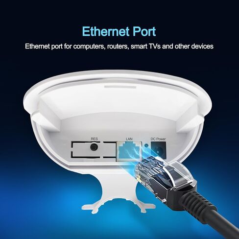 Outdoor WiFi Extender，WiFi Booster | AI Watchdog | Repeater&AP Mode｜IP65 Weatherproof | Up to 1200Mbps Dual Band WiFi Repeater in Kuwait