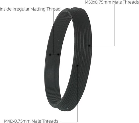 M50 ذكر إلى M48 ذكر المواضيع T-حلقة محول M50 * 0.75 مللي متر تحويل إلى M48 * 0.75 مللي متر تلسكوب قطري محول المواضيع تحويل in Kuwait