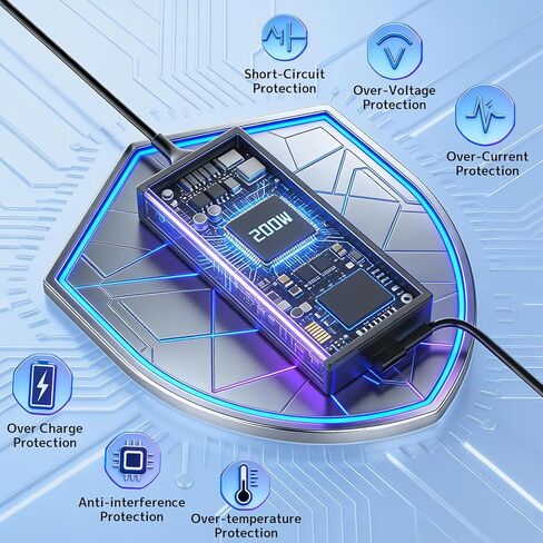 شاحن كمبيوتر محمول 200 واط ADP-200JB D متوافق مع ASUS TUF Gaming A15 F15 A17 F17 FA506 FA507 FA707 Dash 15 FX516 FX517 ROG Strix G15 G17 G513 G713 Zephyrus G15 Zenbook محول (طرف مستدير 6.0 × 3.7 مم) in Kuwait