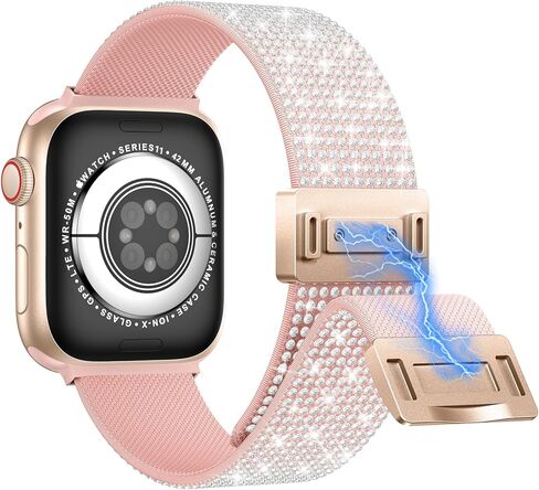 تصميم شريط مطاطي من LETOID لساعة Apple 38 مم 40 مم 41 مم 42 مم 44 مم 45 مم 49 مم، 3 عبوات من حزام النايلون المرن للنساء بديل رياضي بحلقة منفردة لسلسلة iWatch Series Ultra 9 8 7 6 5 4 3 2 1 SE in Saudi Arabia