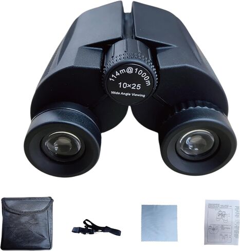 مناظير صغيرة من دومينو ستوري 10 × 25، نظارات أوبرا محمولة مدمجة للمسرح والحفلات الموسيقية، منشور BAK4 in Kuwait
