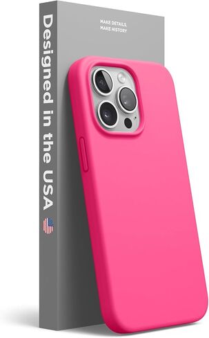 جراب Elago متوافق مع iPhone 13 Pro، جراب سيليكون سائل، غطاء واقي لكاميرا كامل الشاشة، مقاوم للصدمات، جراب هاتف نحيف، بطانة ناعمة من الألياف الدقيقة مضادة للخدش، 6.1 بوصة (حجري) in Kuwait