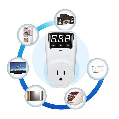 Geevorks الجهد حامي منفذ حامي الجهد 1800W 15A 120V للثلاجة مع العرض الرقمي 5-999s تأخير 80V-140V حماية in Kuwait