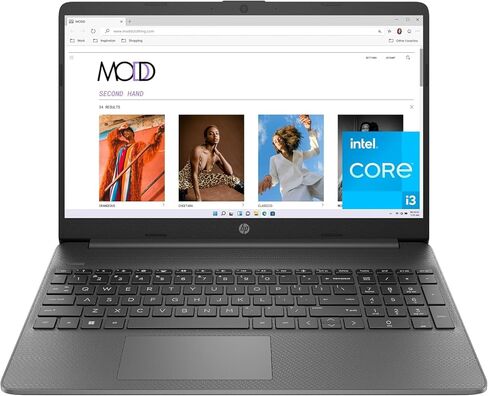 كمبيوتر محمول HP 15-DY500 2023 شاشة 15.6 بوصة FHD 1920 x 1080 Intel Core i3-1215U، 6 النواة، Intel UHD Graphics، 16 جيجا DDR4، 512 جيجا SSD، HDMI v1.4، Wi-Fi 5، بلوتوث 4.2، كاميرا 720p HD، Windows 11 Home Gray in Kuwait