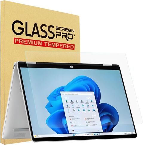 YINOVEEN 2 واقي شاشة مضاد للتوهج لجهاز HP OmniBook 5 Flip 2 في 1 14 بوصة (14-fp0000) كمبيوتر محمول، 5 ساعات، مضاد للخدش، يقلل من إجهاد العين in Kuwait