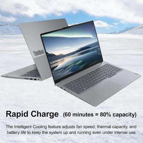 Lenovo ThinkBook 16 Gen 7 Business Laptop (16 بوصة FHD+ مضاد للتوهج، AMD Ryzen 5 7533HS (> i7-1255U)، ذاكرة الوصول العشوائي DDR5 سعة 32 جيجابايت، 1 تيرابايت SSD)، قارئ بصمات الأصابع، كاميرا ويب، إيثرنت، Wi-Fi 6، Win 11 Pro مع مساعد الطيار، رمادي in Kuwait