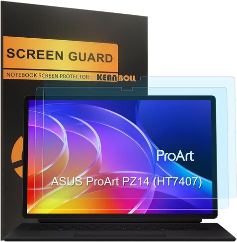 KEANBOLL 2 Pack Block Blue Light Screen Protector for 2026 New ASUS ProArt PZ14 (HT7407) كمبيوتر محمول مقاس 14 بوصة، مضاد لوهج الضوء الأزرق ودرع مضاد لبصمات الأصابع (غير لامع) in Kuwait